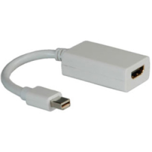 Adapter Mini DisplayPort - HDMI, M/F, 0.1m, Roline